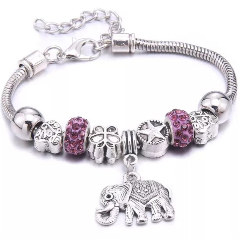 Silver Bracelet Whith Charms